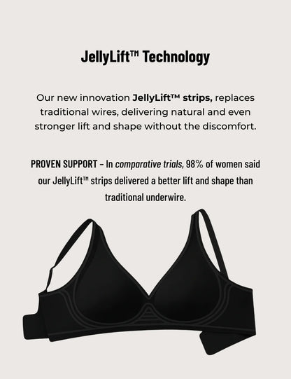 Seamless Deep V Push-Up Wireless Bra