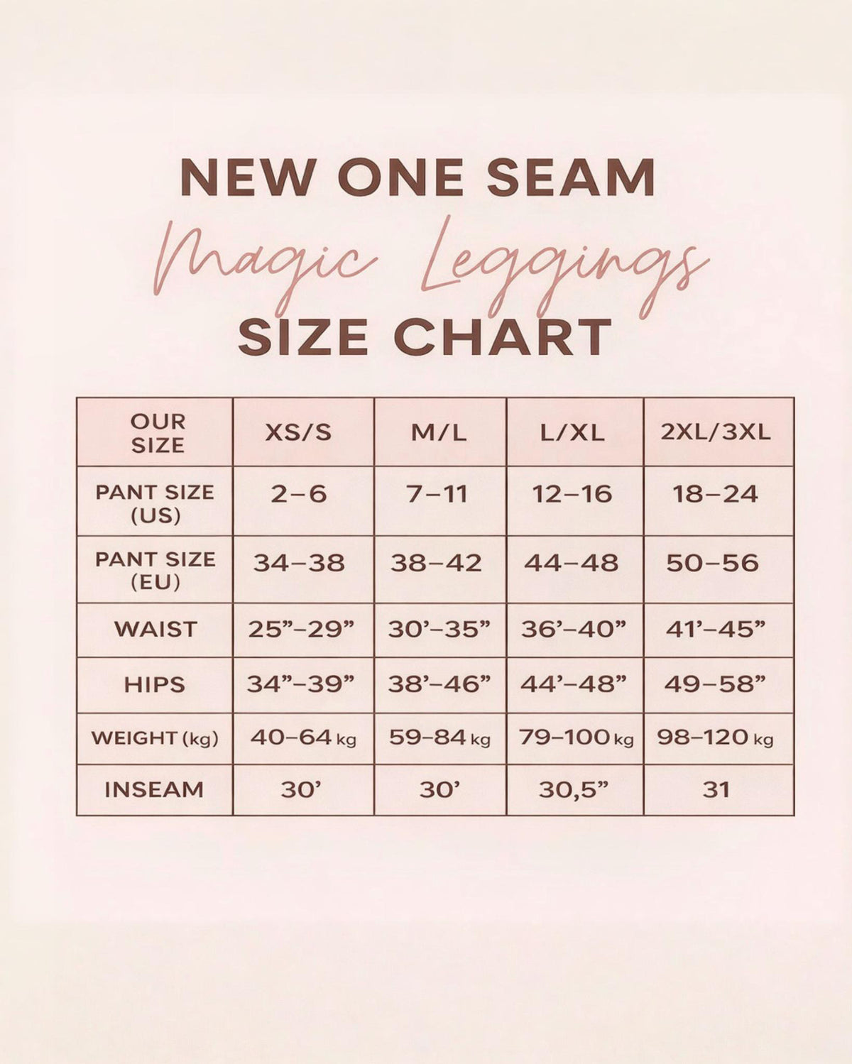 One-Seam Shaping Fleece Leggings