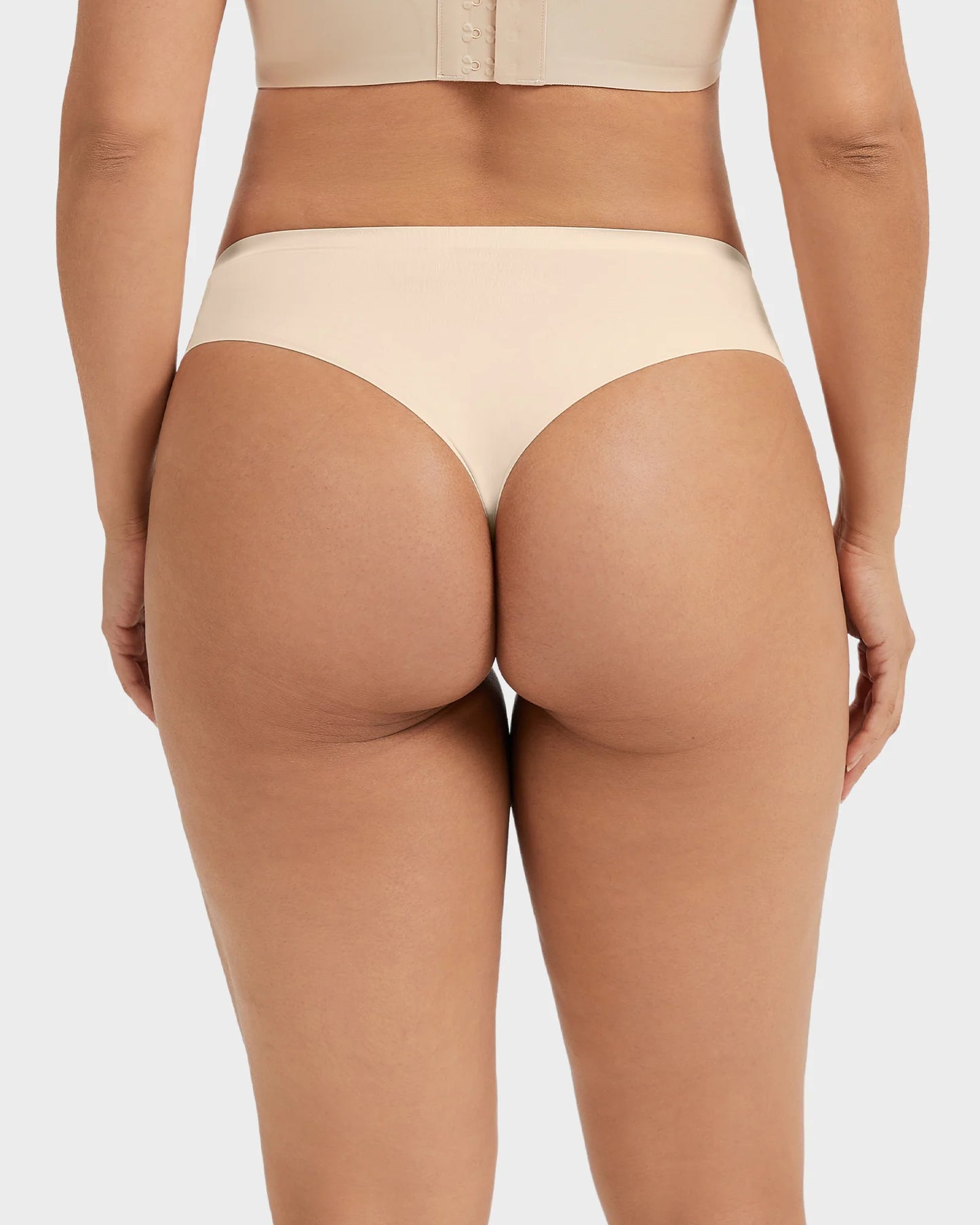 Seamless Camel Toe Cover Thong