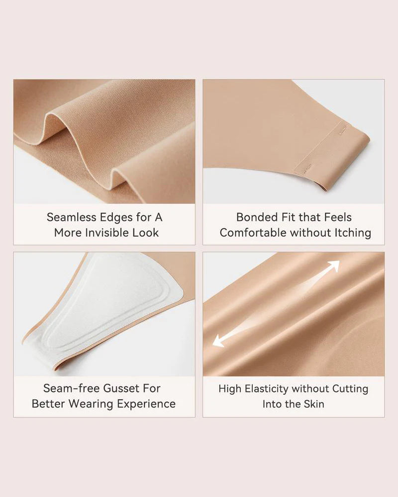 Seamless Camel Toe Cover Thong