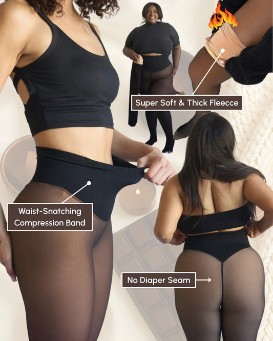 One-Seam Shaping Fleece Leggings