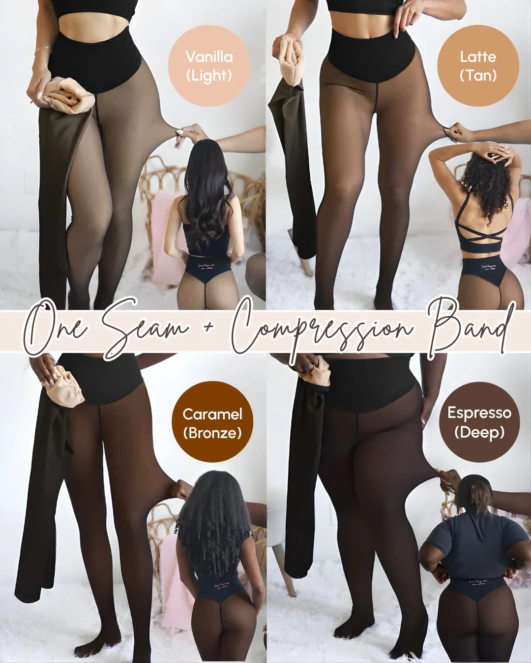 One-Seam Shaping Fleece Leggings